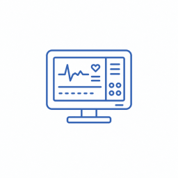 Icône : moniteur d'équipement médical